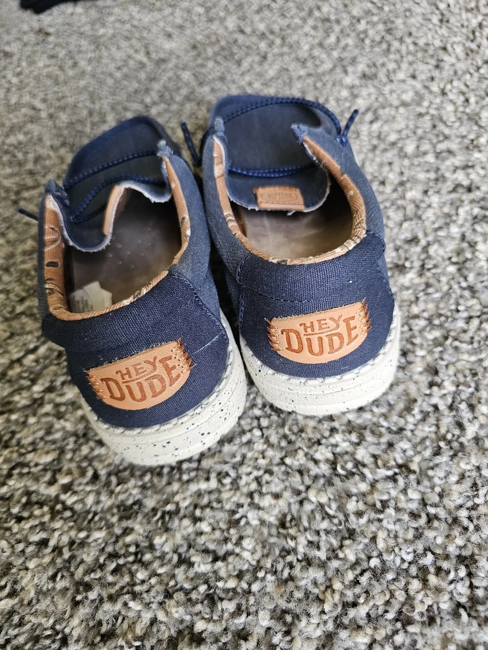 Hey Dude Kids Navy Canvas Slip-On Shoes